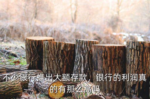 什么銀行利潤(rùn)高,為什么感覺(jué)銀行的利潤(rùn)那么高