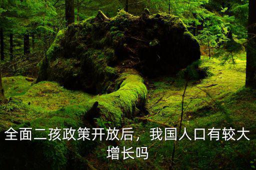 全面放開二孩中國(guó)增加多少人,如果中國(guó)放開生育