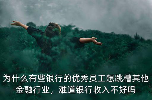 為什么有些銀行的優(yōu)秀員工想跳槽其他金融行業(yè)，難道銀行收入不好嗎