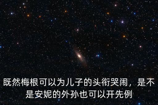 既然梅根可以為兒子的頭銜哭鬧，是不是安妮的外孫也可以開(kāi)先例