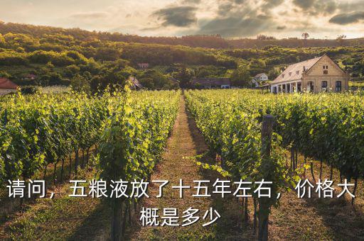 請問，五糧液放了十五年左右，價格大概是多少