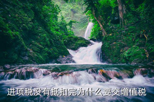 進(jìn)項(xiàng)稅未抵扣為什么還要補(bǔ)交稅款，進(jìn)項(xiàng)稅沒(méi)有抵扣完為什么要交增值稅