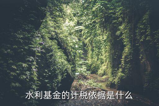 水利基金的繳納按照什么依據(jù)，水利基金的計(jì)稅依據(jù)及稅率
