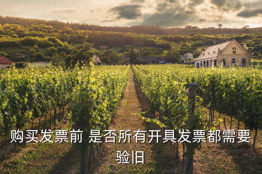什么樣的發(fā)票需要驗(yàn)舊，發(fā)票驗(yàn)舊是什么意思