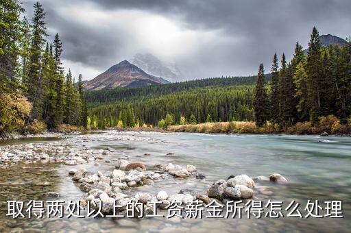 兩處報工薪有沒有什么問題，取得兩處以上的工資薪金所得怎么處理