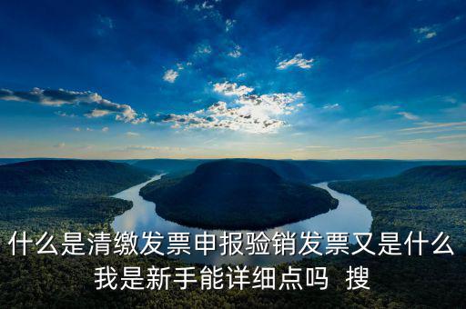 什么是清稅申報(bào)，什么叫清稅啊