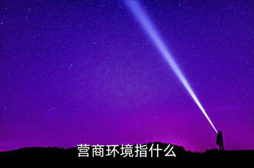 什么樣的稅收營商環(huán)境，營商環(huán)境指什么