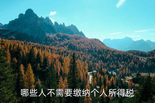 什么人不需要繳稅，有營業(yè)執(zhí)照和稅務登記什么情況下不用繳稅
