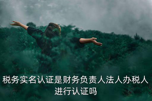 稅務(wù)實名認(rèn)證是財務(wù)負(fù)責(zé)人法人辦稅人進(jìn)行認(rèn)證嗎