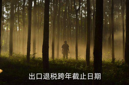 出口退免稅認定日期是什么時候，出口退稅跨年截止日期