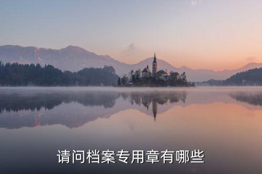 請(qǐng)問(wèn)檔案專用章有哪些