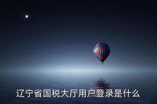 遼寧省網(wǎng)上稅務(wù)局登錄需要什么地方，遼寧國(guó)稅局網(wǎng)上辦稅服務(wù)廳