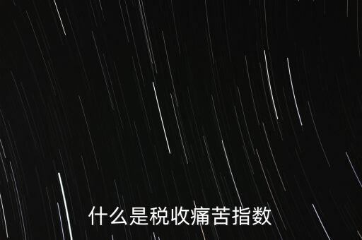 納稅指數(shù)是什么意思，什么是稅收痛苦指數(shù)