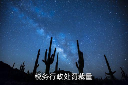 稅務(wù)行政處罰裁量權(quán)是什么，稅務(wù)行政處罰裁量