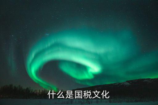 什么是文化國(guó)稅，什么是國(guó)稅文化