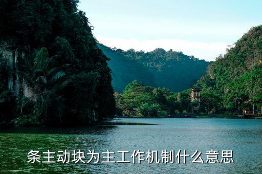 什么是條主動塊為主，條主動塊為主工作機(jī)制什么意思