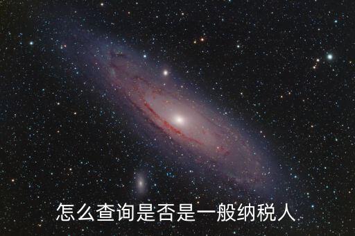 查什么時候認定是一般納稅人，如何查詢一般納稅人資格