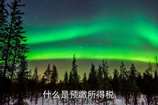什么是預繳征收，預繳稅款是什么意思