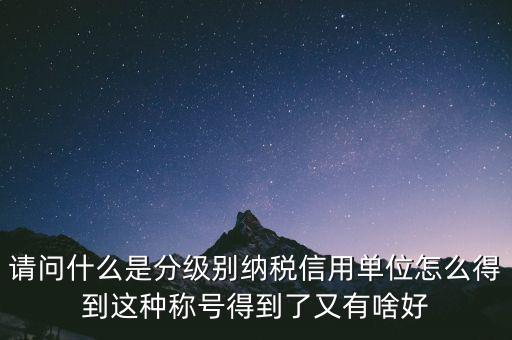 什么是納稅信用等級，納稅信用等級null級是什么意思有什么影響嗎