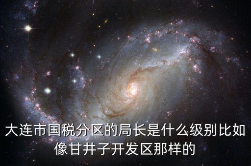 大連國稅局長什么級(jí)別，大連市國稅分區(qū)的局長是什么級(jí)別比如像甘井子開發(fā)區(qū)那樣的