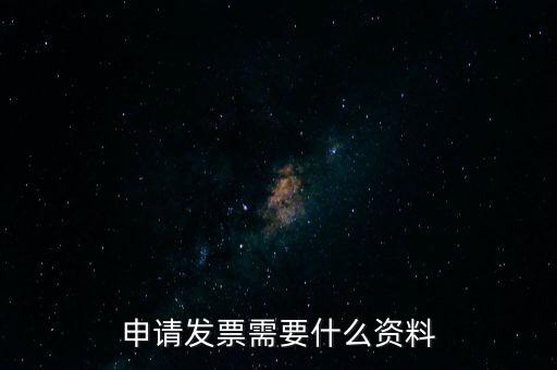第一次申請(qǐng)發(fā)票需要什么資料，申請(qǐng)開(kāi)發(fā)票需要帶什么