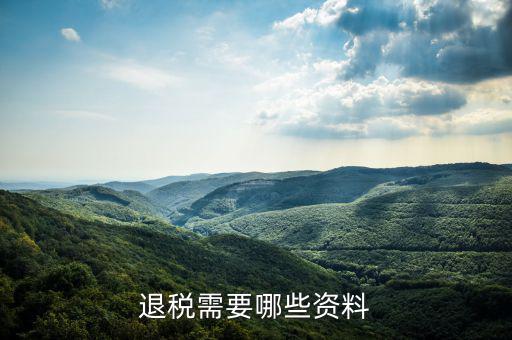 退抵稅都需要什么資料，退抵稅款申請(qǐng)需要什么資料