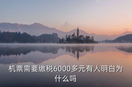 為什么國際機票要收稅，國際機票為什么要另外交稅費