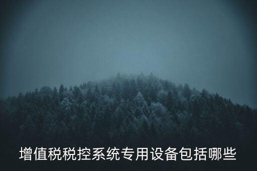 稅控系統(tǒng)專用設(shè)備是什么，增值稅防偽稅控系統(tǒng)使用的設(shè)備哪些可以抵扣