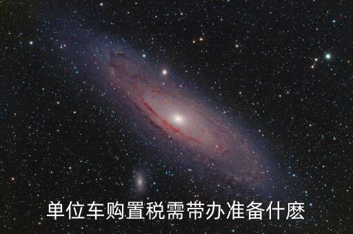 單位車(chē)輛購(gòu)置稅需要什么材料，新車(chē)?yán)U納購(gòu)置稅需要帶什么