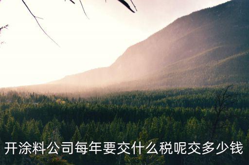 涂料根據(jù)什么計(jì)稅，個(gè)體工商油漆涂料戶國稅都根據(jù)什么來交