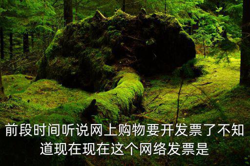 網(wǎng)絡(luò)發(fā)票是什么，在網(wǎng)上買東西電子發(fā)票與普通發(fā)票有區(qū)別嗎