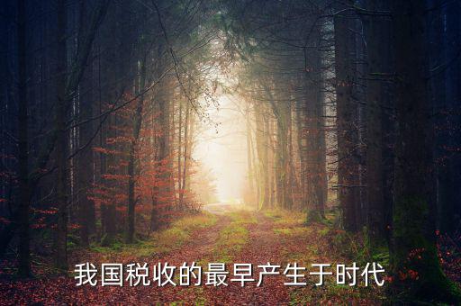 中國稅收的最早形式是什么，我國稅收最早產(chǎn)于哪個時代