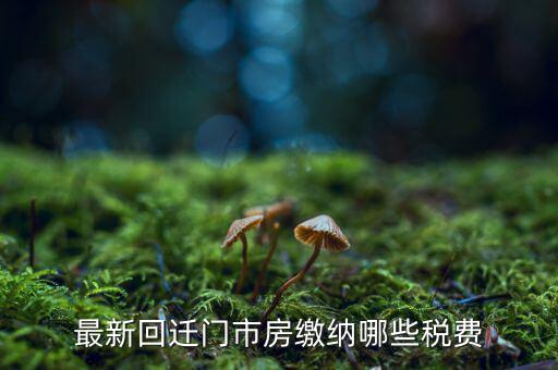 回遷房都繳納什么稅，買二手回遷房需要交哪些稅費(fèi)