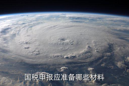 國稅報稅帶什么，國稅申報應(yīng)準備哪些材料