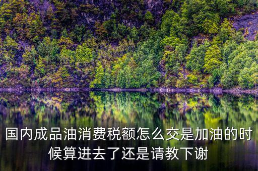 成品油按什么交稅，我們國家成品油里都包含什么稅費車船使用稅公路養(yǎng)護費是否在內(nèi)