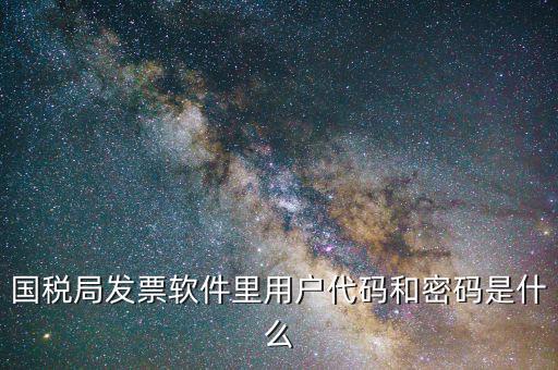 發(fā)票認(rèn)證平臺登錄密碼是什么情況，國稅局發(fā)票軟件里用戶代碼和密碼是什么