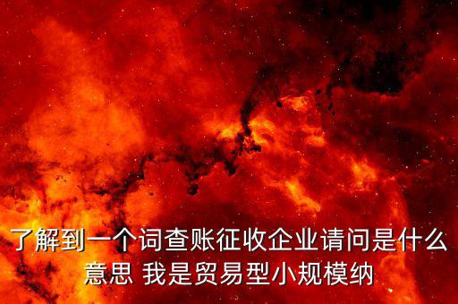 什么是稅收調(diào)查企業(yè)，企業(yè)所得稅稅收調(diào)查