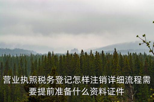 稅務登記注銷要帶什么資料，稅務局注銷個體戶需要帶的東西