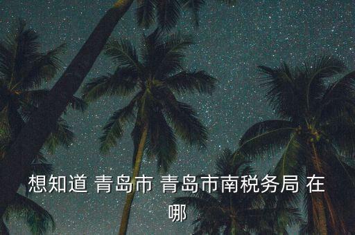 青島稅務(wù)局在什么地方，青島國稅局在什么位置在什么路上