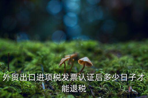 什么時(shí)候可以退稅，退稅是按進(jìn)項(xiàng)發(fā)票認(rèn)證的時(shí)間來(lái)退稅的