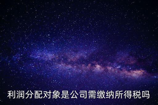 利潤分配交什么稅，企業(yè)年終利潤分配還要再繳什么稅嗎