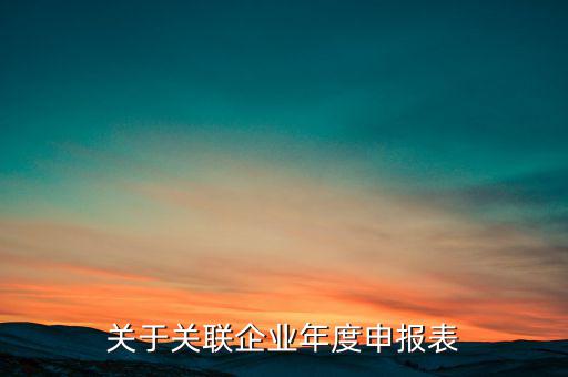 什么是關(guān)聯(lián)申報(bào)表，小規(guī)模納稅人2013年年報(bào)年度關(guān)聯(lián)企業(yè)申報(bào)表怎么填
