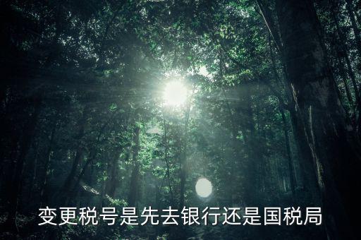 變更稅號屬于什么業(yè)務(wù)，公司變更稅號都要什么東西
