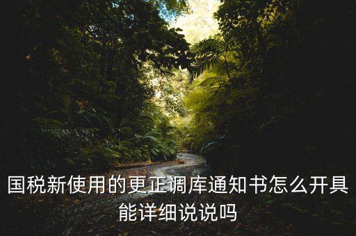 更正調(diào)庫(kù)是什么意思，更正是什么意思