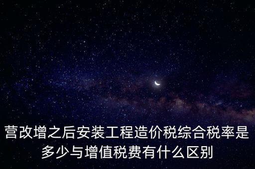 營改增安裝費(fèi)交什么稅，營改增國稅開安裝費(fèi)發(fā)票地稅還要扣繳什么稅