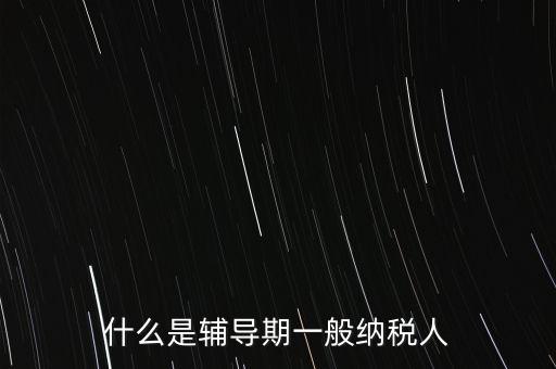 什么事輔導(dǎo)期，一般納稅人輔導(dǎo)期無論是工業(yè)還是商業(yè)等都是6個(gè)月嗎