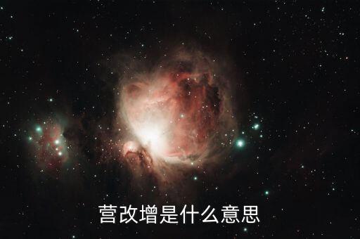 贏改增什么意思，營改增的意思