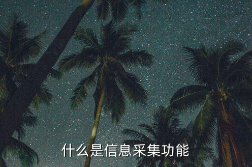 涉稅專業(yè)服務(wù)員信息采集是什么，什么是信息采集功能