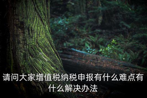 納稅人辦稅的難點堵點痛點是什么，企業(yè)增值稅納稅籌劃研究過程中有哪些難點