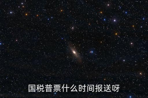 國稅普票什么時(shí)間報(bào)送呀